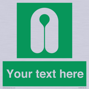 Custom sign safe condition Lifejacket